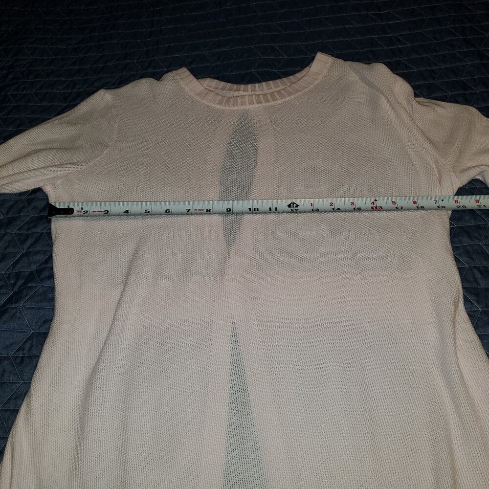 NEW Lululemon Sz 10 Sincerely Yours Sweater Cashlu Cashmere Open Back Pink Glow - Picture 11 of 12
